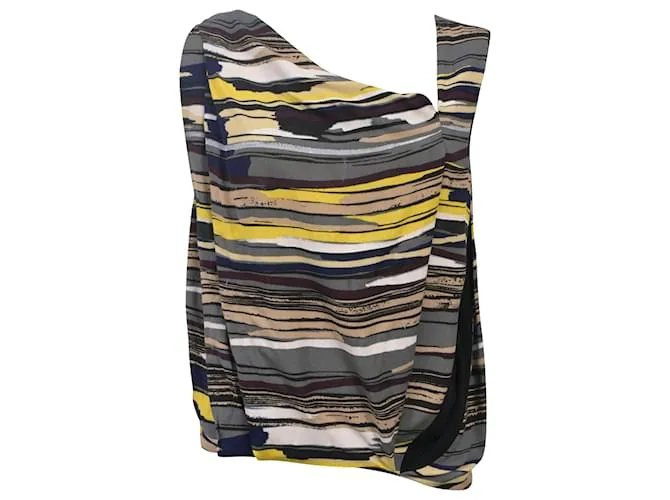 Day Top sin mangas a rayas Balenciaga en poliéster multicolor 