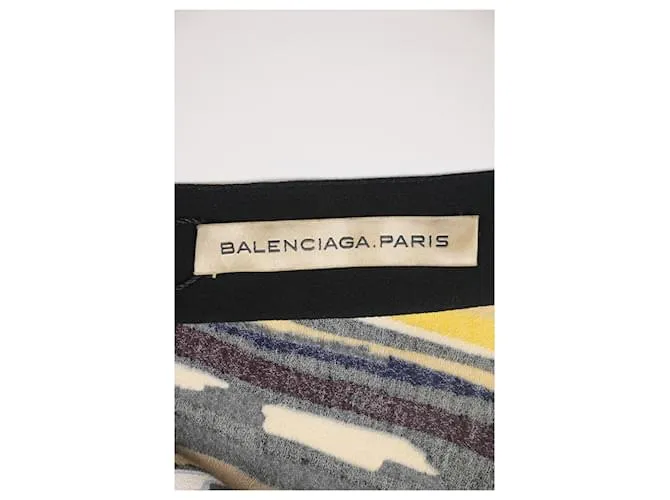 Day Top sin mangas a rayas Balenciaga en poliéster multicolor 
