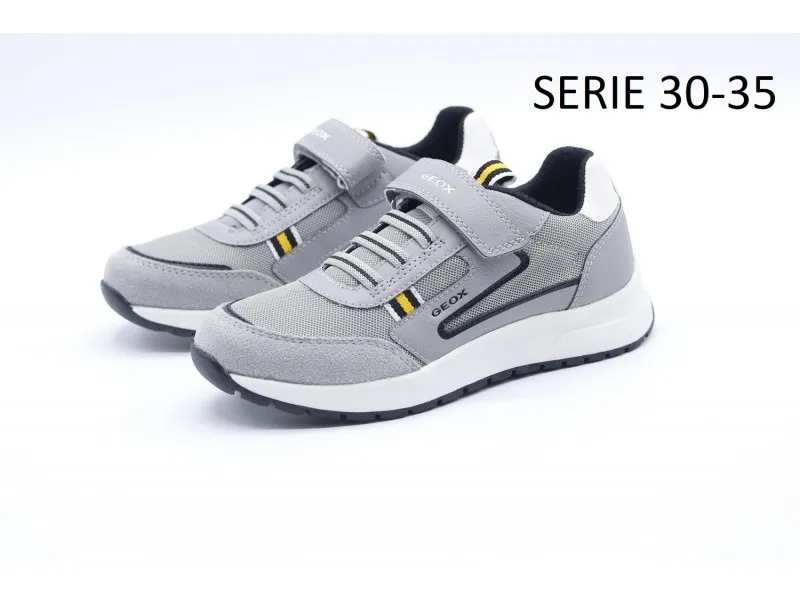 DEPORTIVO PARA NIÑO BRIEZEE J25GMB GEOX EN COLOR GRIS