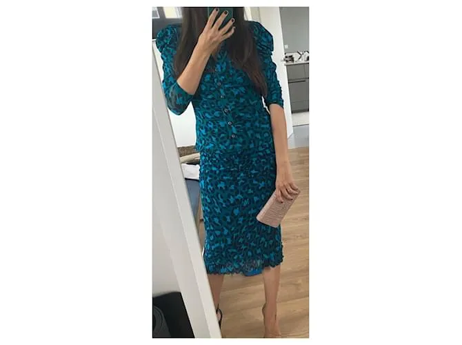 Diane Von Furstenberg Tops Azul 