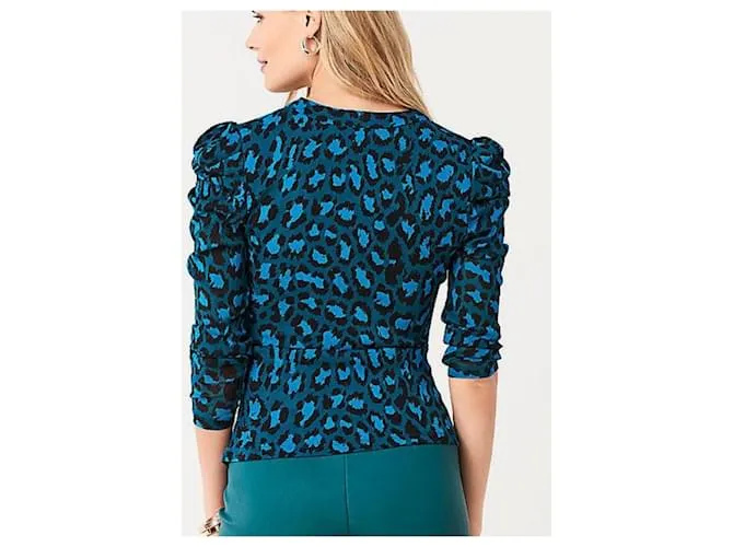 Diane Von Furstenberg Tops Azul 