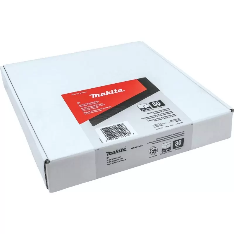 Disco Lija para drywall 9 Hoyos 225mm Grano 80 (25PCS) P/DSL800