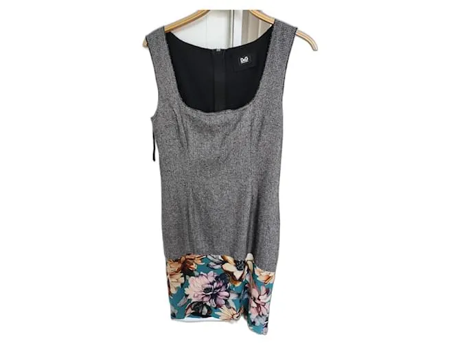 Dolce & Gabbana Vestidos Multicolor Gris antracita 