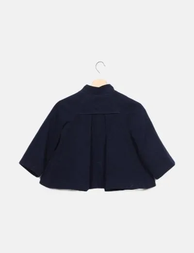 Dolce Petit Abrigo paño azul marino