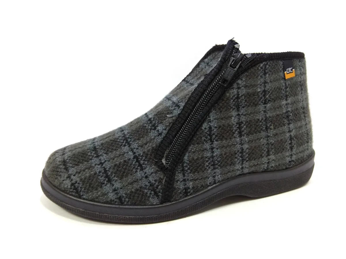 Dr. Cutillas Bota paño 2 cremalleras 21251 Negro