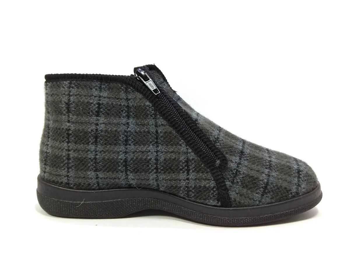 Dr. Cutillas Bota paño 2 cremalleras 21251 Negro