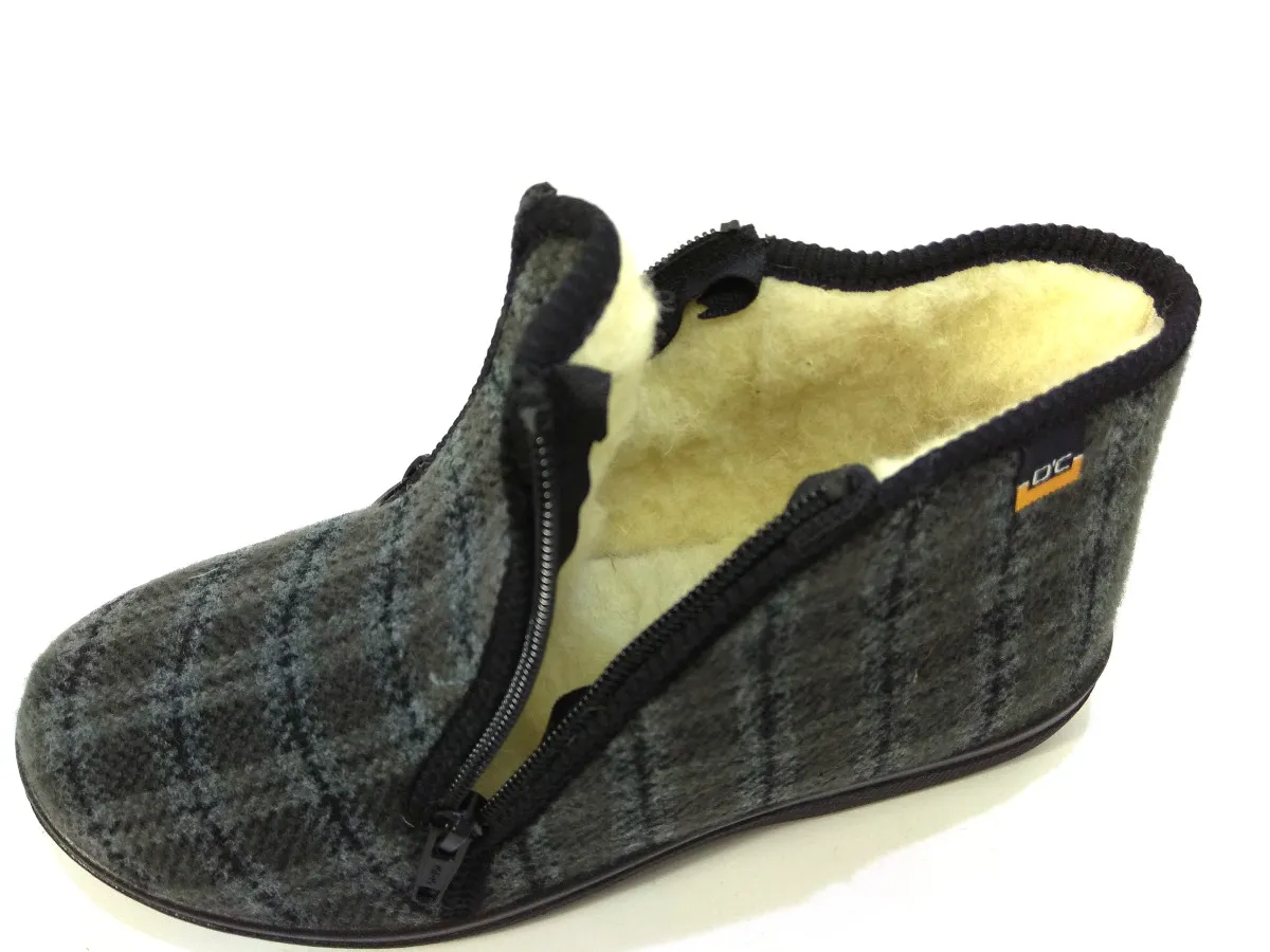Dr. Cutillas Bota paño 2 cremalleras 21251 Negro
