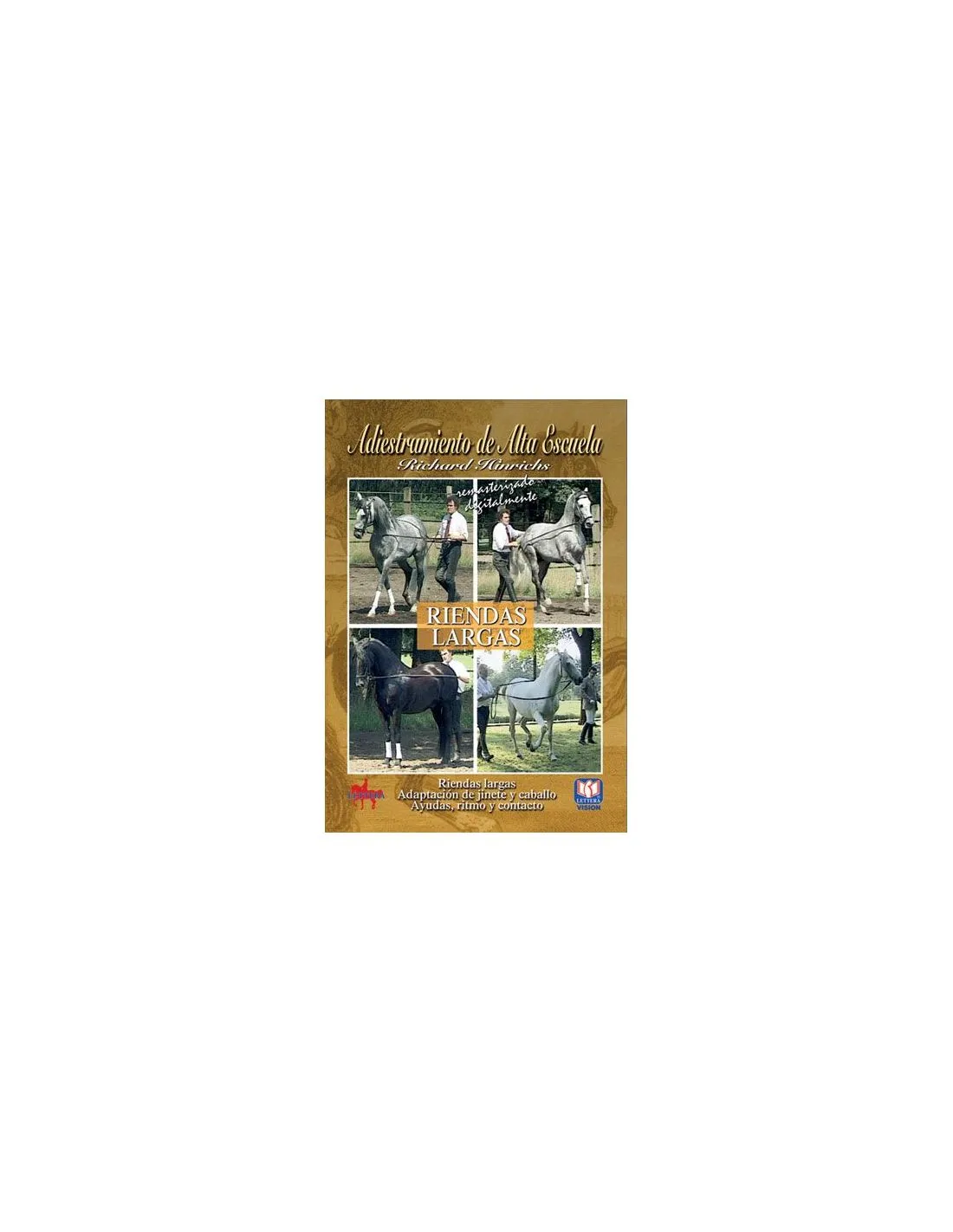 DVD ADIESTRAMIENTO DE ALTA ESCUELA RIENDAS LARGAS. ADAPTACIÓN DE JINETES Y CABALLO. AYUDAS, RITMO Y