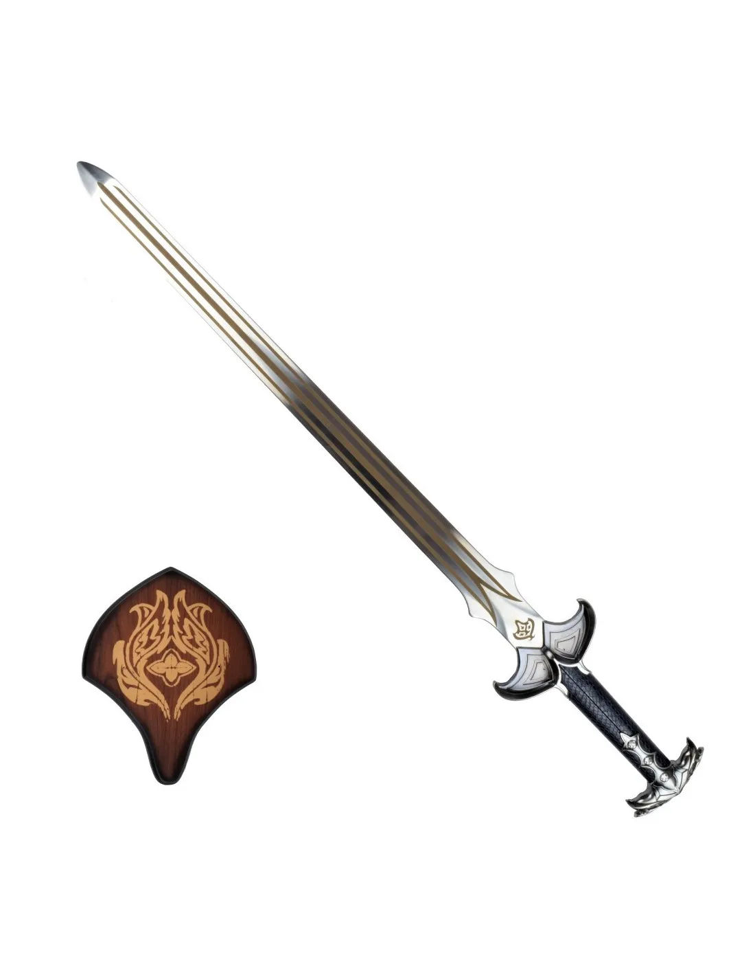 Espada decorativa de Bardo del Hobbit, plateada (98 cm.)