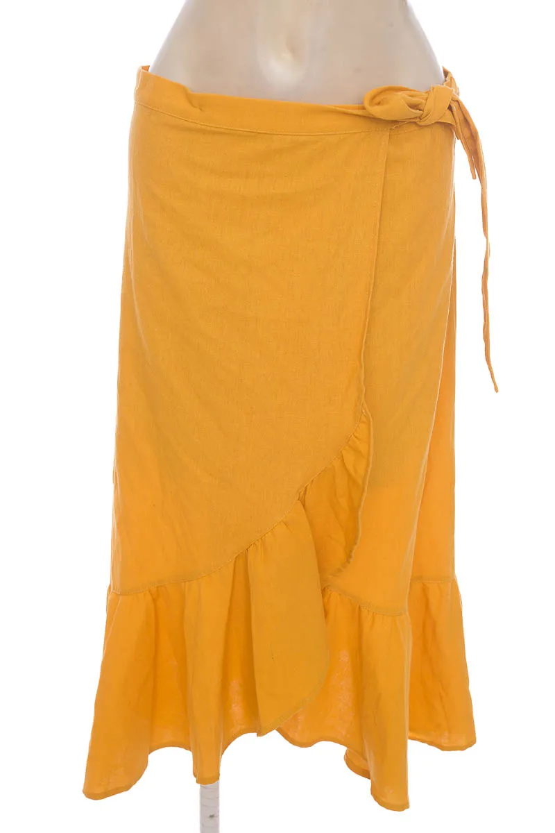 FALDA COLOR MOSTAZA  DEREK
