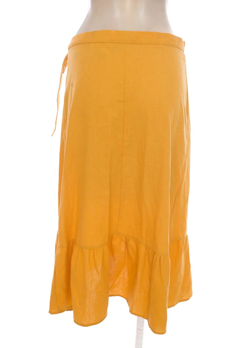 FALDA COLOR MOSTAZA  DEREK