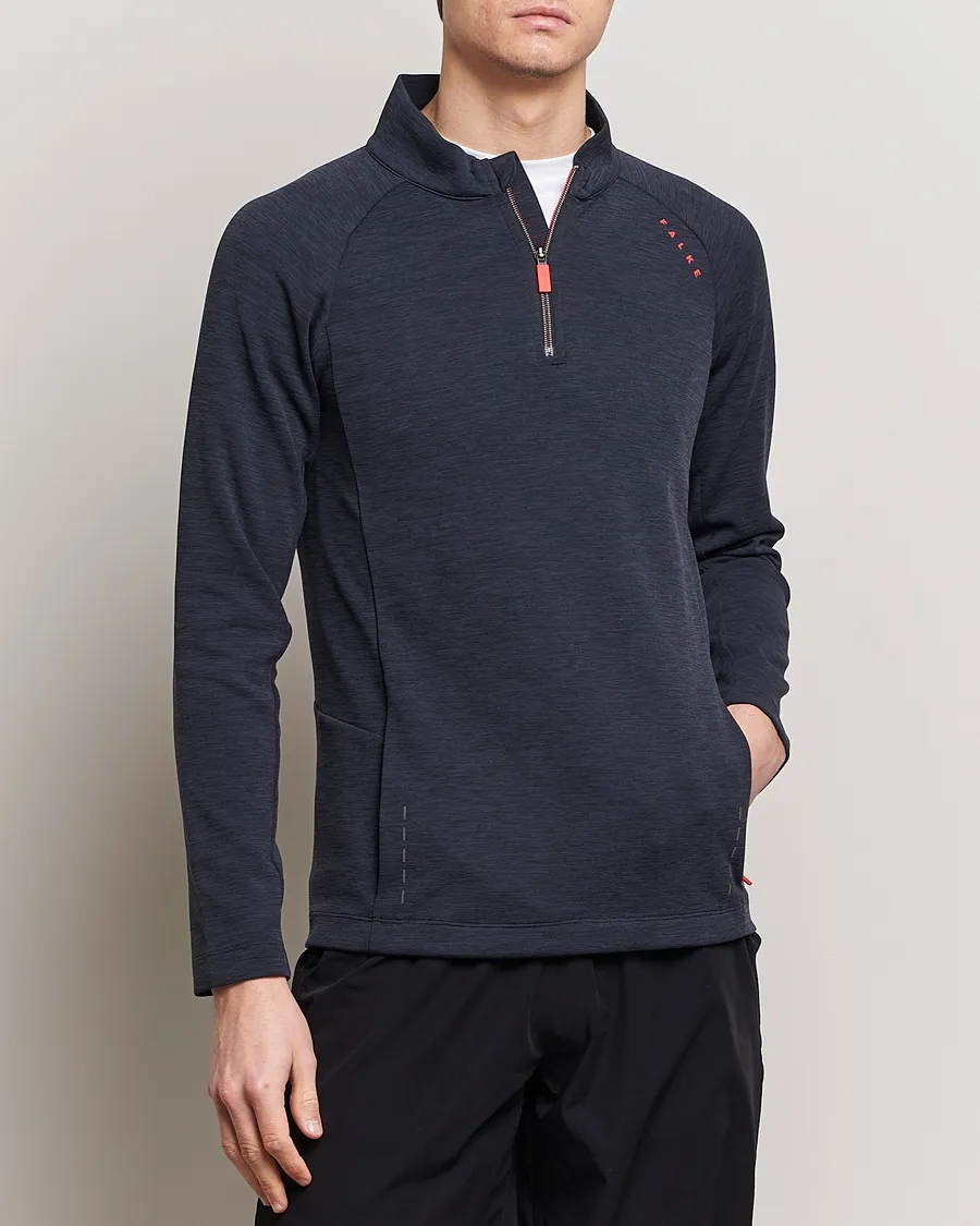 Falke Sport Falke Core Half Zip Warm Up Shirt Black
