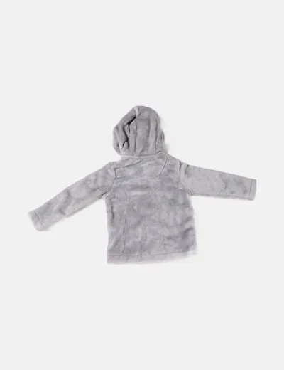 F&F Abrigo peluche gris