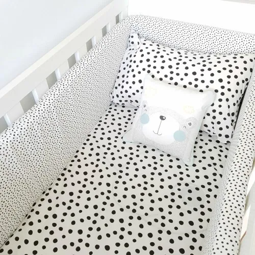 Funda nórdica Happy Dots Grey.