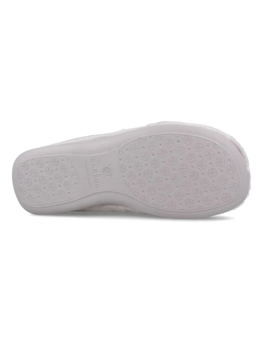 GARZóN  ZAPATILLAS DE CASA MUJER MARIQUITA FLOR GRIS PERLA