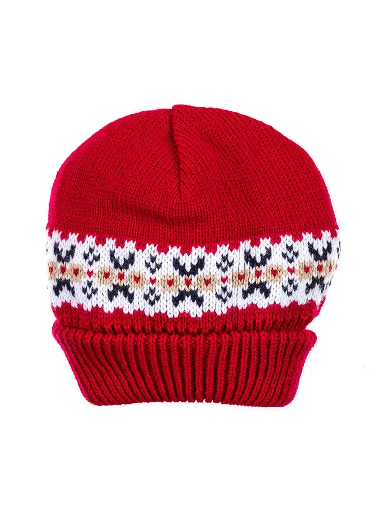 Gorro rojo greca