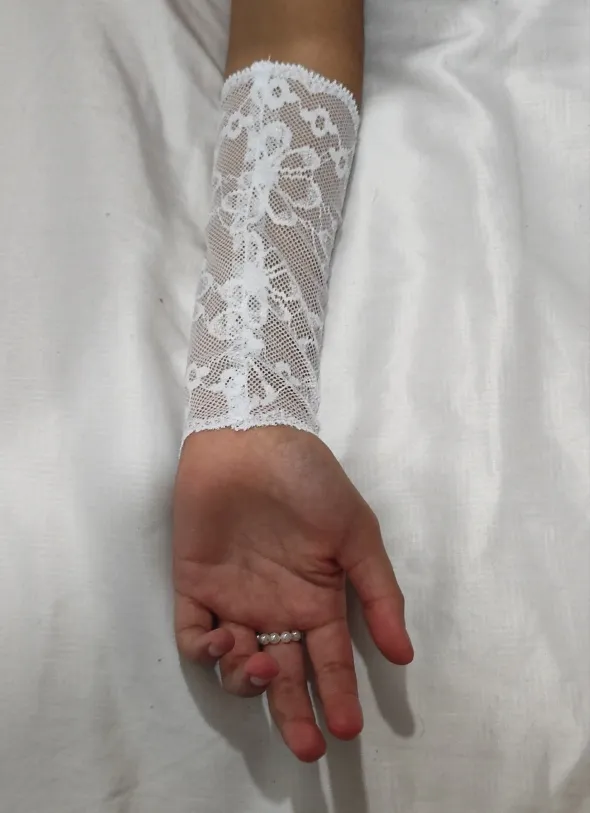 Guantes para niña