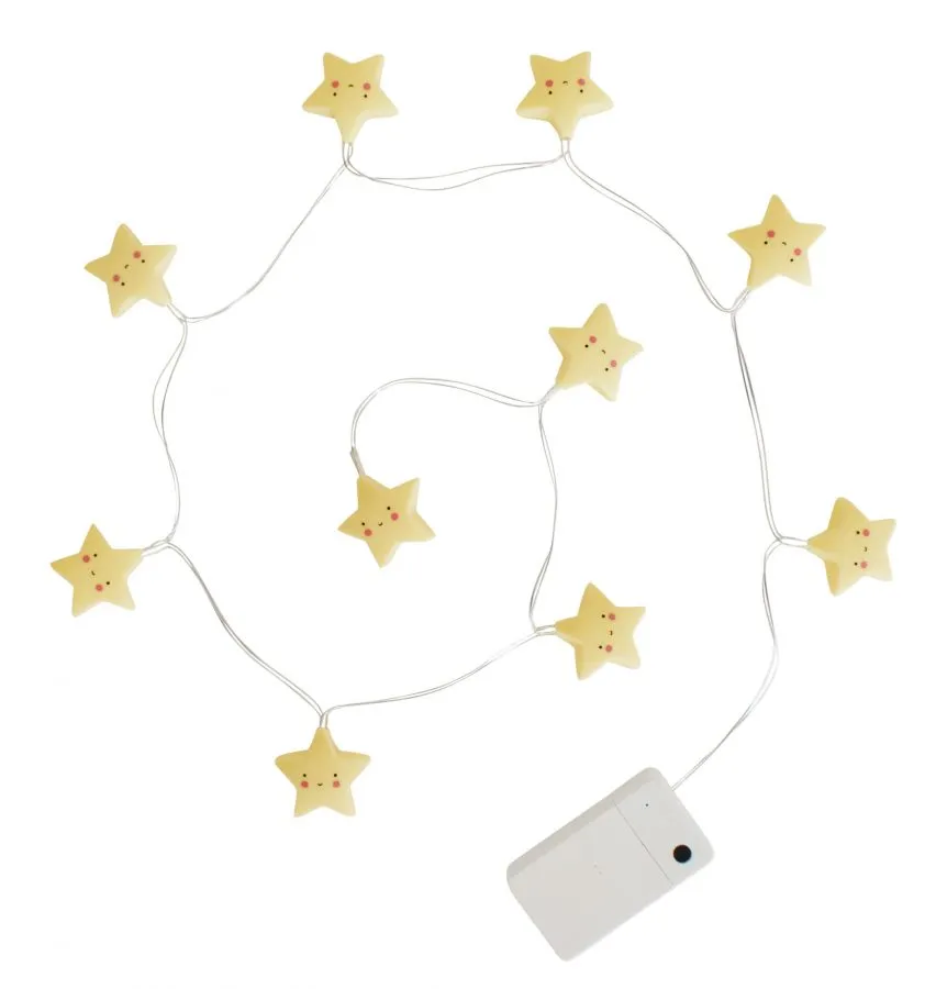 Guirnalda de Estrellas Amarillas. A Little Lovely Company.