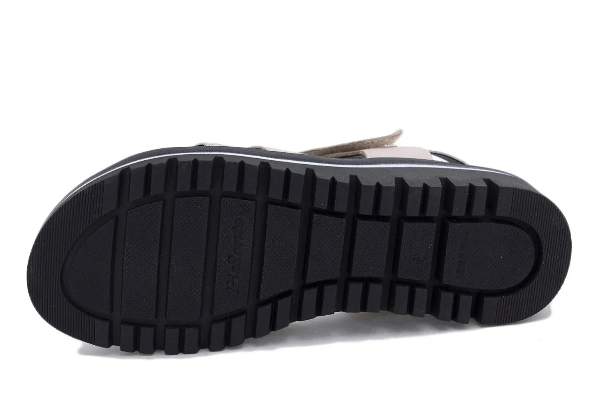 Ice Leather Removable Insole Sandal