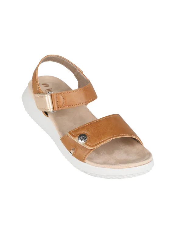 Inblu Sandalias mujer con plataforma y velcro