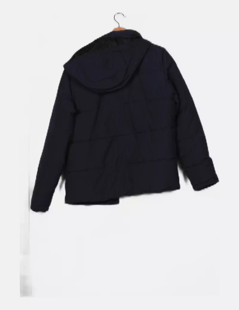 Jack & Jones Abrigo azul acolchado