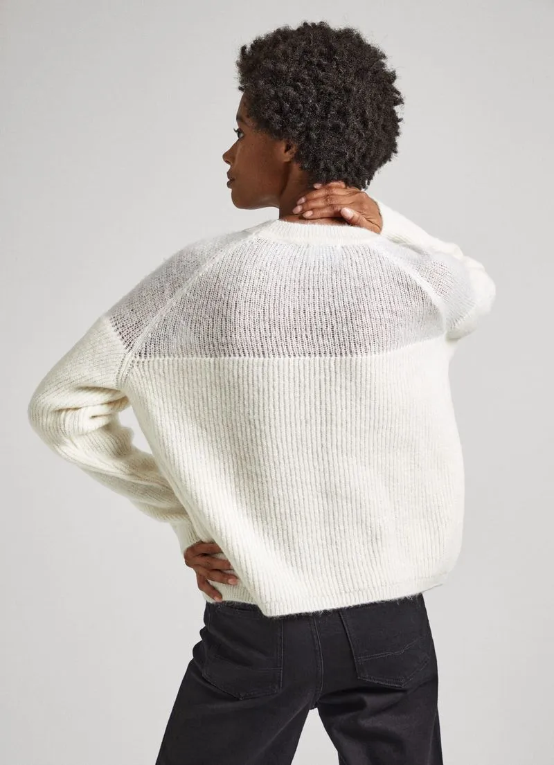 Jersey Mujer Pepe Jeans Femke Color Blanco