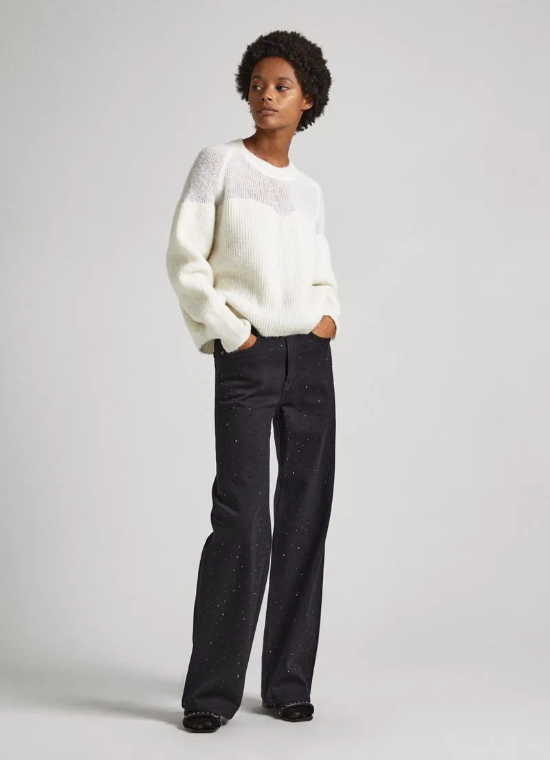 Jersey Mujer Pepe Jeans Femke Color Blanco