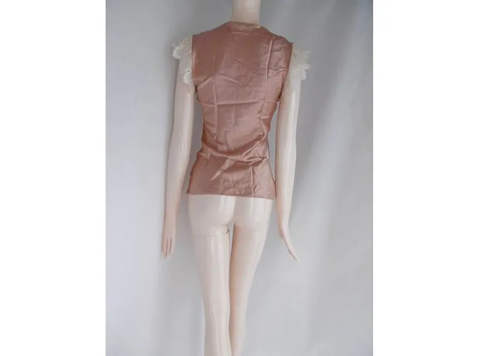 John Galliano Parte superior Bronce 