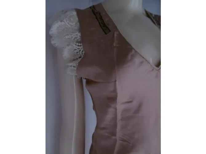 John Galliano Parte superior Bronce 