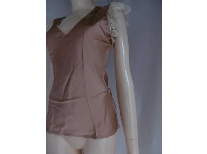 John Galliano Parte superior Bronce 