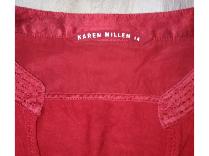 Karen Millen Parte superior Roja 