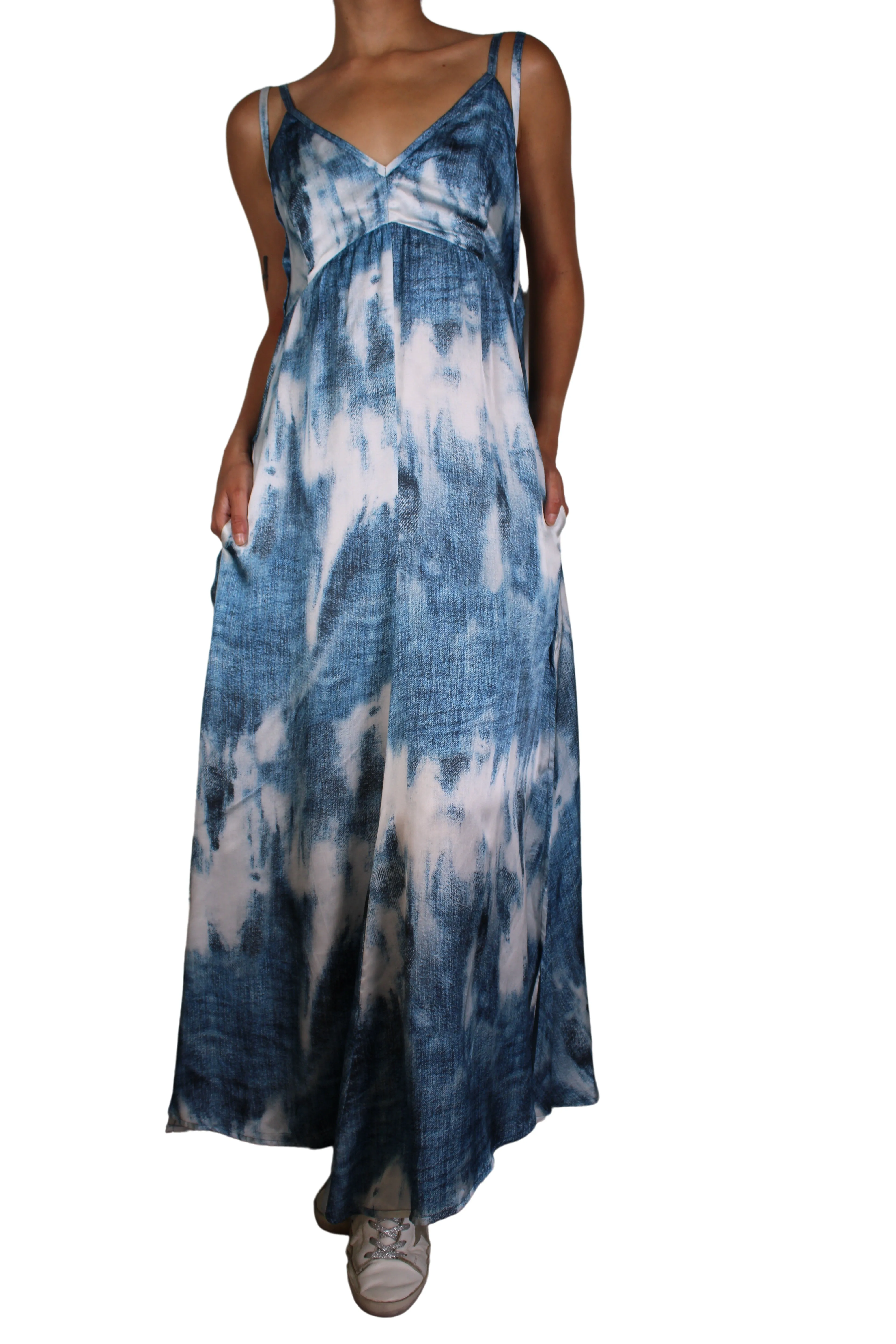 KARYN COO Vestido Seda Nube Tie Dye