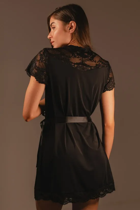 KIMONO LUXOR  NEGRO