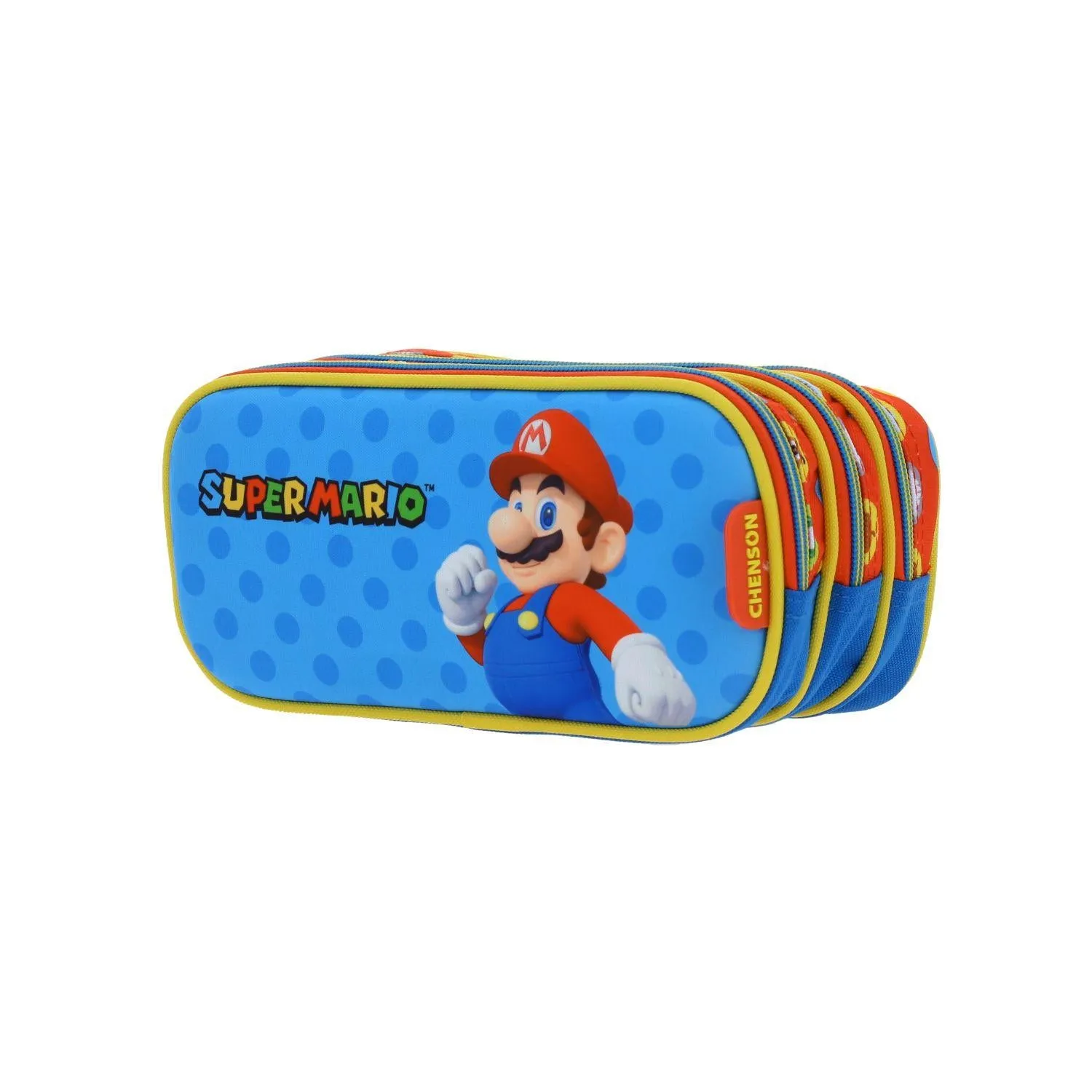 Lapicera Escolar Azul Mario Bros Para Nio Chenson Amenta