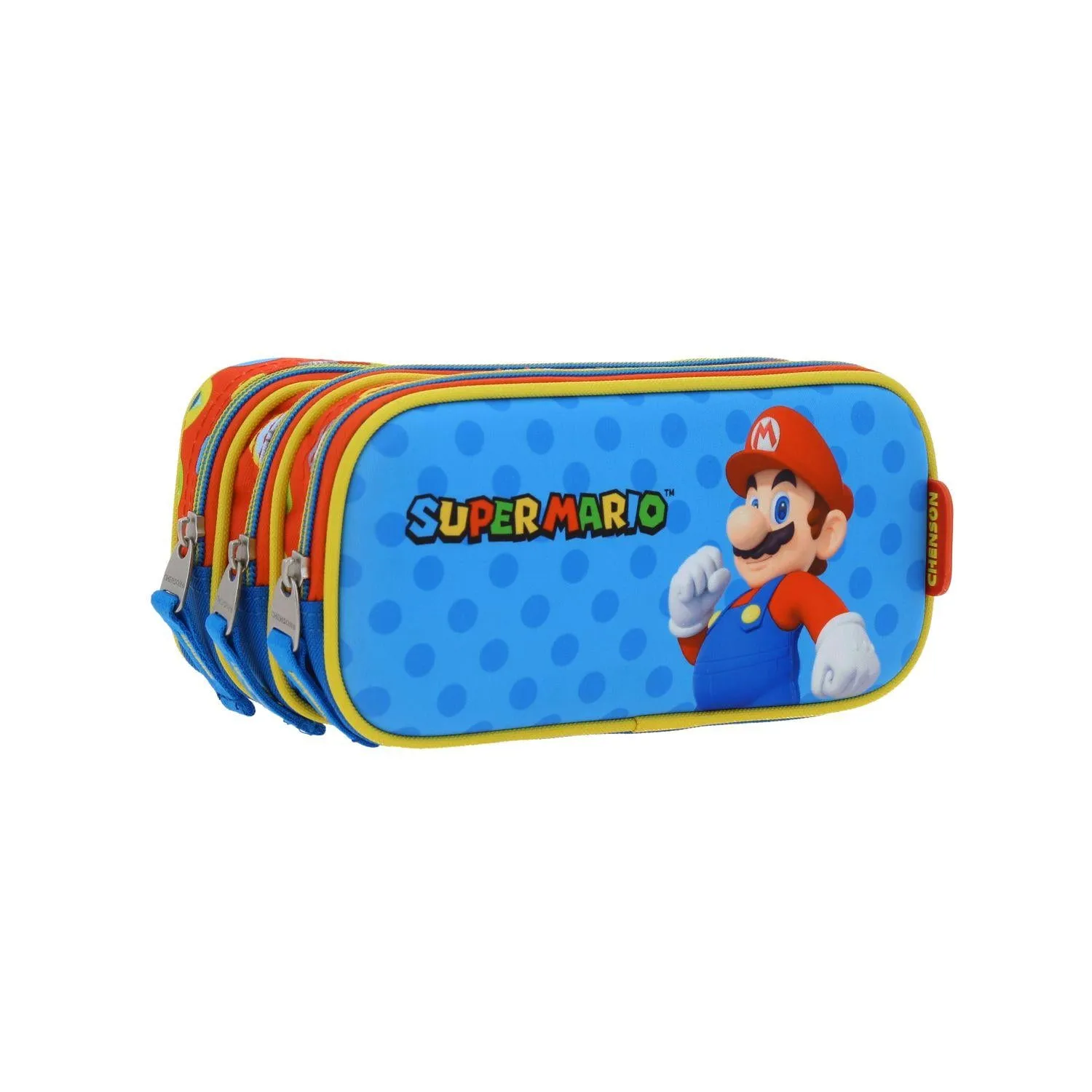 Lapicera Escolar Azul Mario Bros Para Nio Chenson Amenta