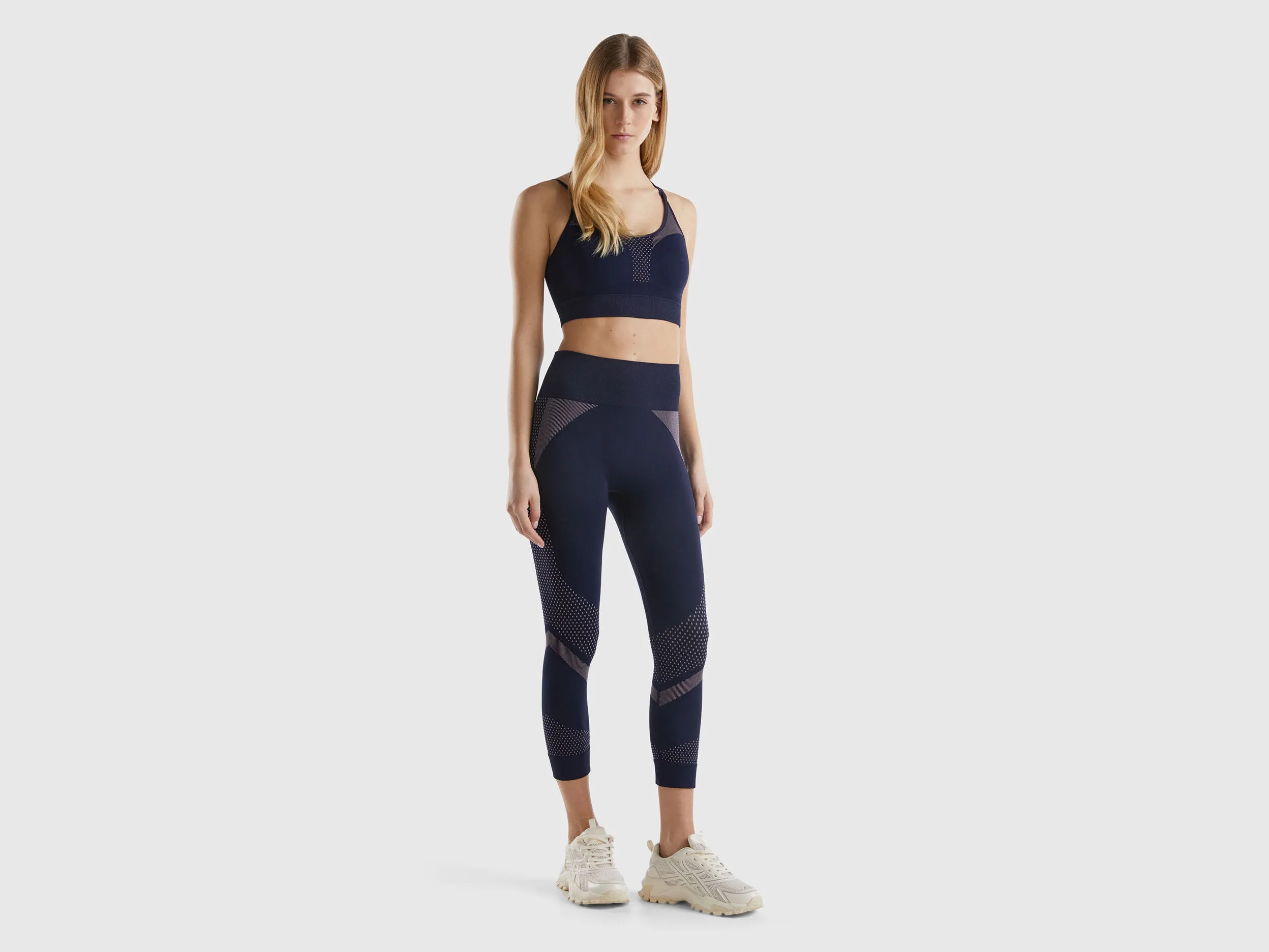 Leggings 3/4 deportivos sin costuras