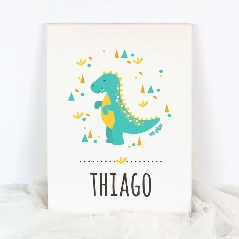 Lienzo personalizado Dinosaurio