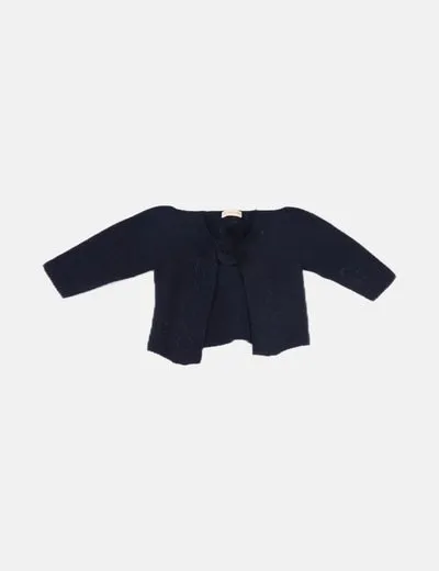 Lola Palacios Chaqueta de punto azul marina