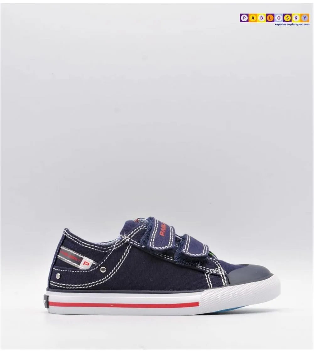LONAS PABLOSKY VELCRO CANVAS MARINO
