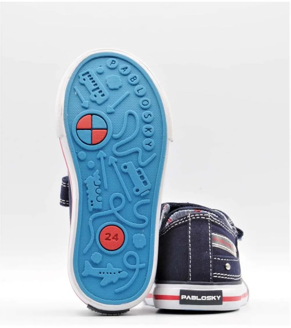LONAS PABLOSKY VELCRO CANVAS MARINO