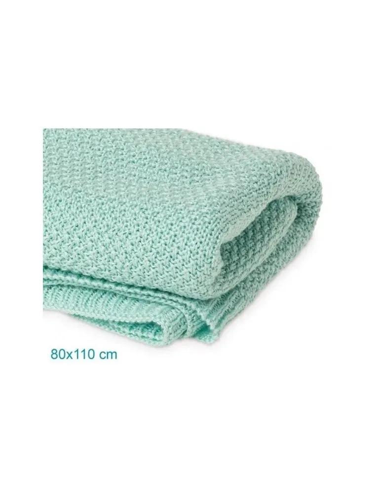 MANTA TOCA 80X110 BAMBU MENTA KIOKIDS