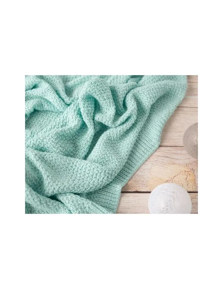 MANTA TOCA 80X110 BAMBU MENTA KIOKIDS