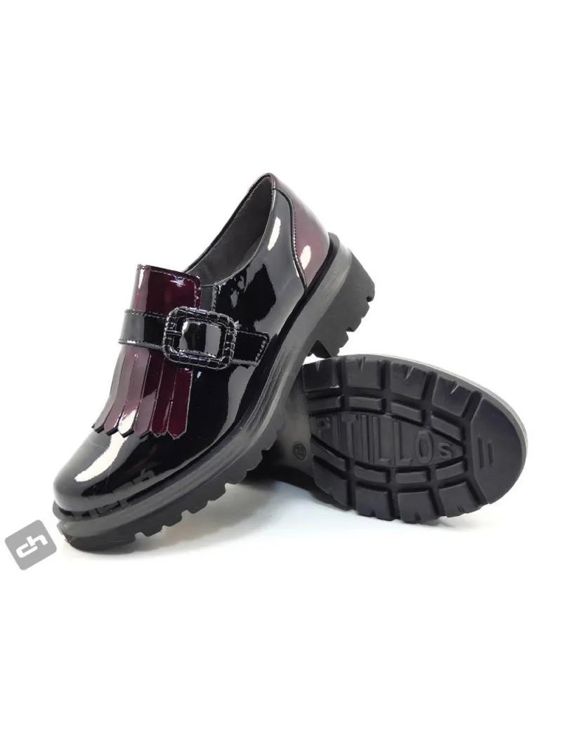 Mocasin Negro Pitillos 5361