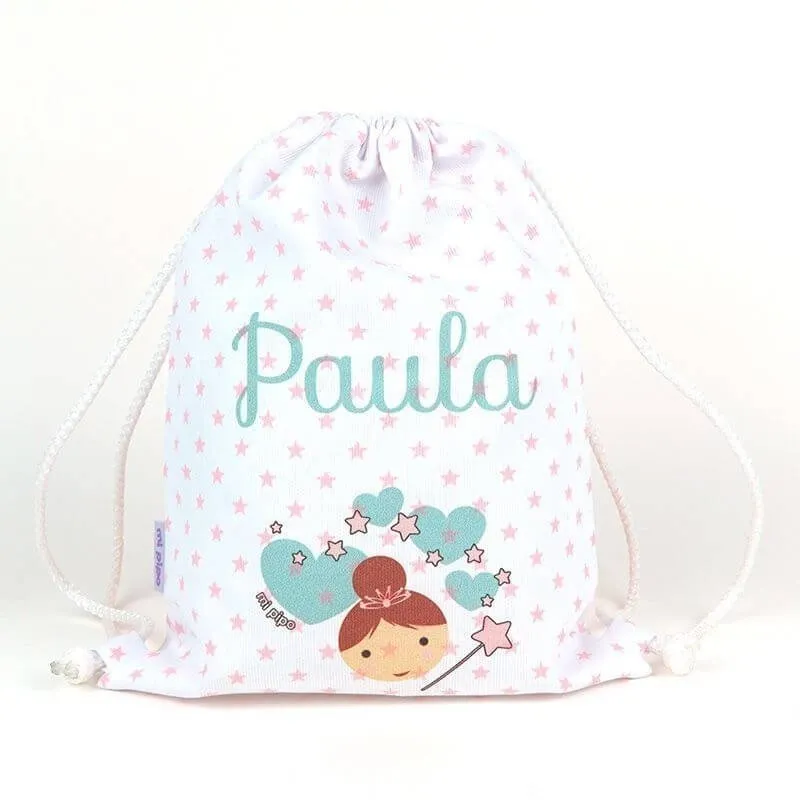 Mochila bebé Hada personalizada