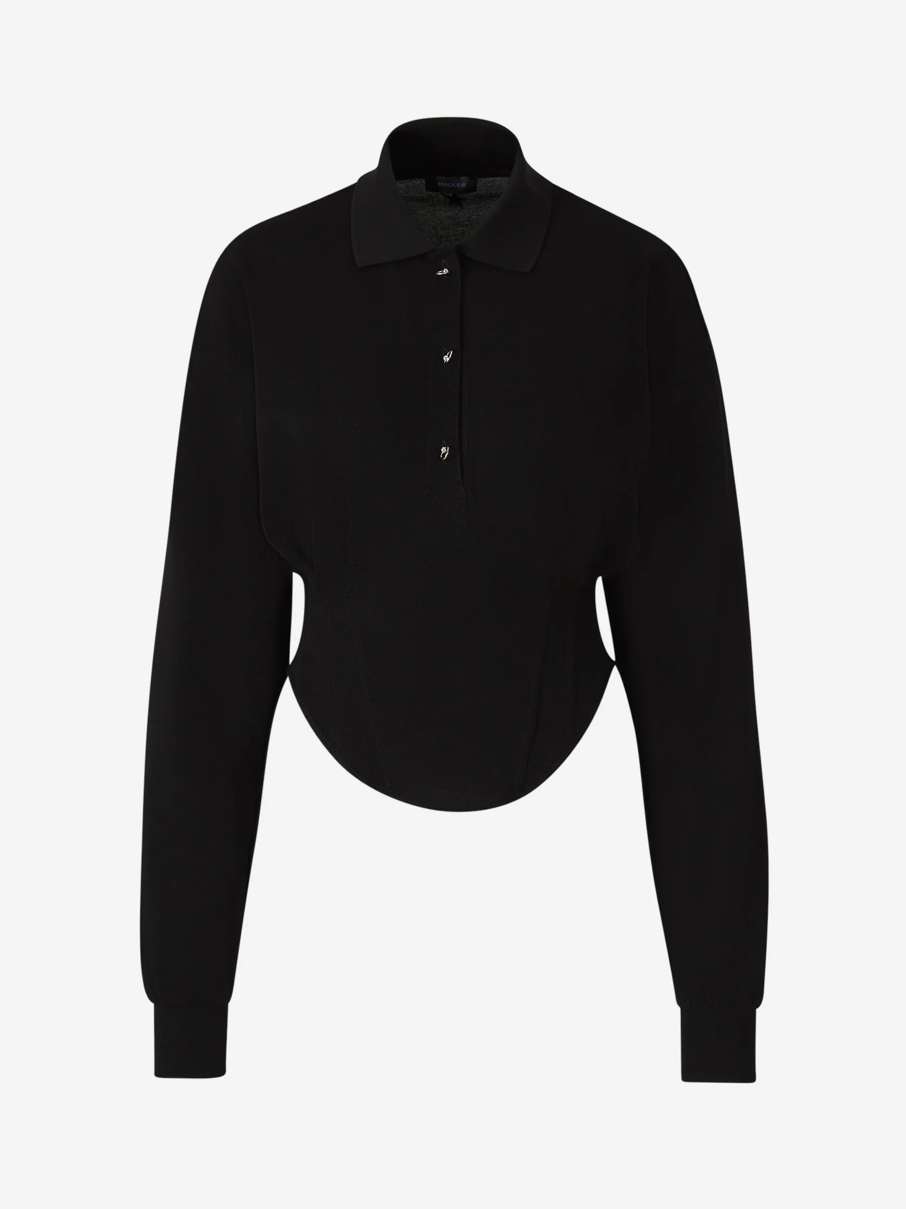 Mugler Blusa Top Corsé