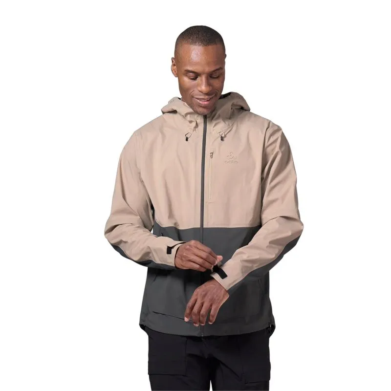 ODLO CHAQUETA HARDSHELL ASCENT 3L WATERPROOF (ADOQUíN  ODLO GRIS GRAFITO)