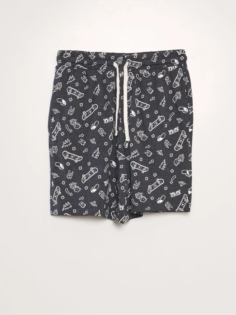 PACK DE 2 PANTALONES CORTOS DE PUNTO  BLANCO