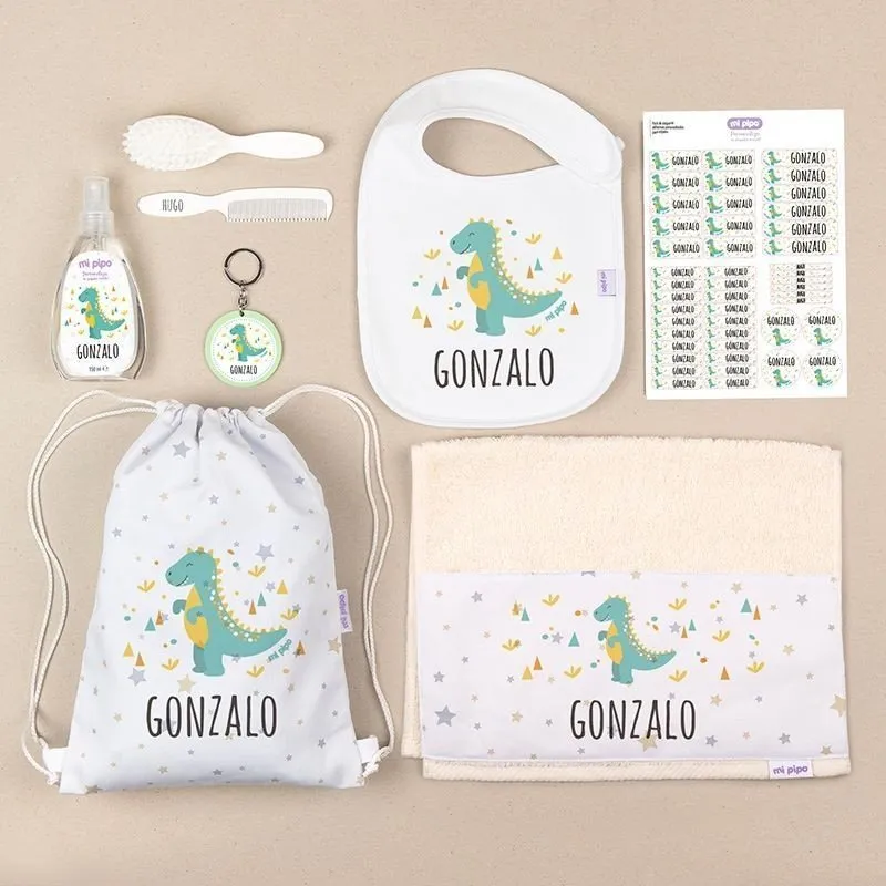 Pack Mi Cole personalizado Dinosaurio