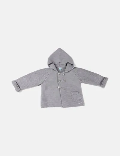 Pangasa baby Abrigo de punto gris