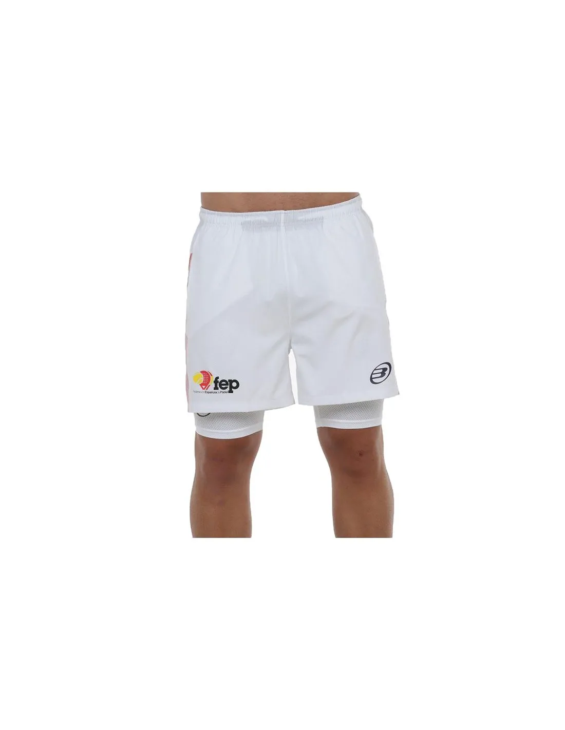 Pantalones Bullpadel Elato Hombre Blanco
